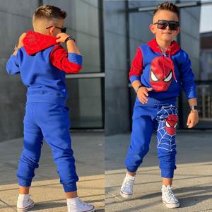 Erkek Çocuk Spiderman Eşofman Takımı Mavi