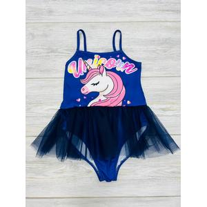 Kız Çocuk Mayo(Unicorn Desenli Tüllü)