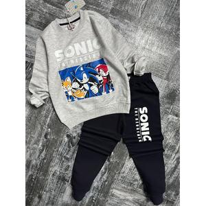 Sonic Erkek Çocuk Eşofman Takımı(Gri)